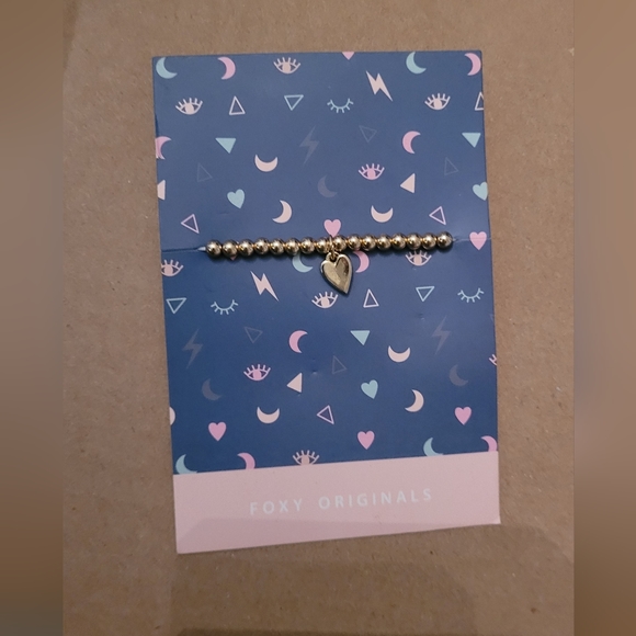 Foxy Originals Mini Moments Heart Bracelet: Gold plated - Picture 4 of 5